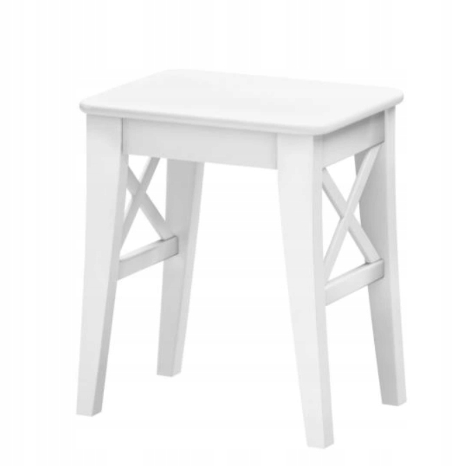 

Ikea Ingolf Stołek krzesło Biały drewniany 45cm