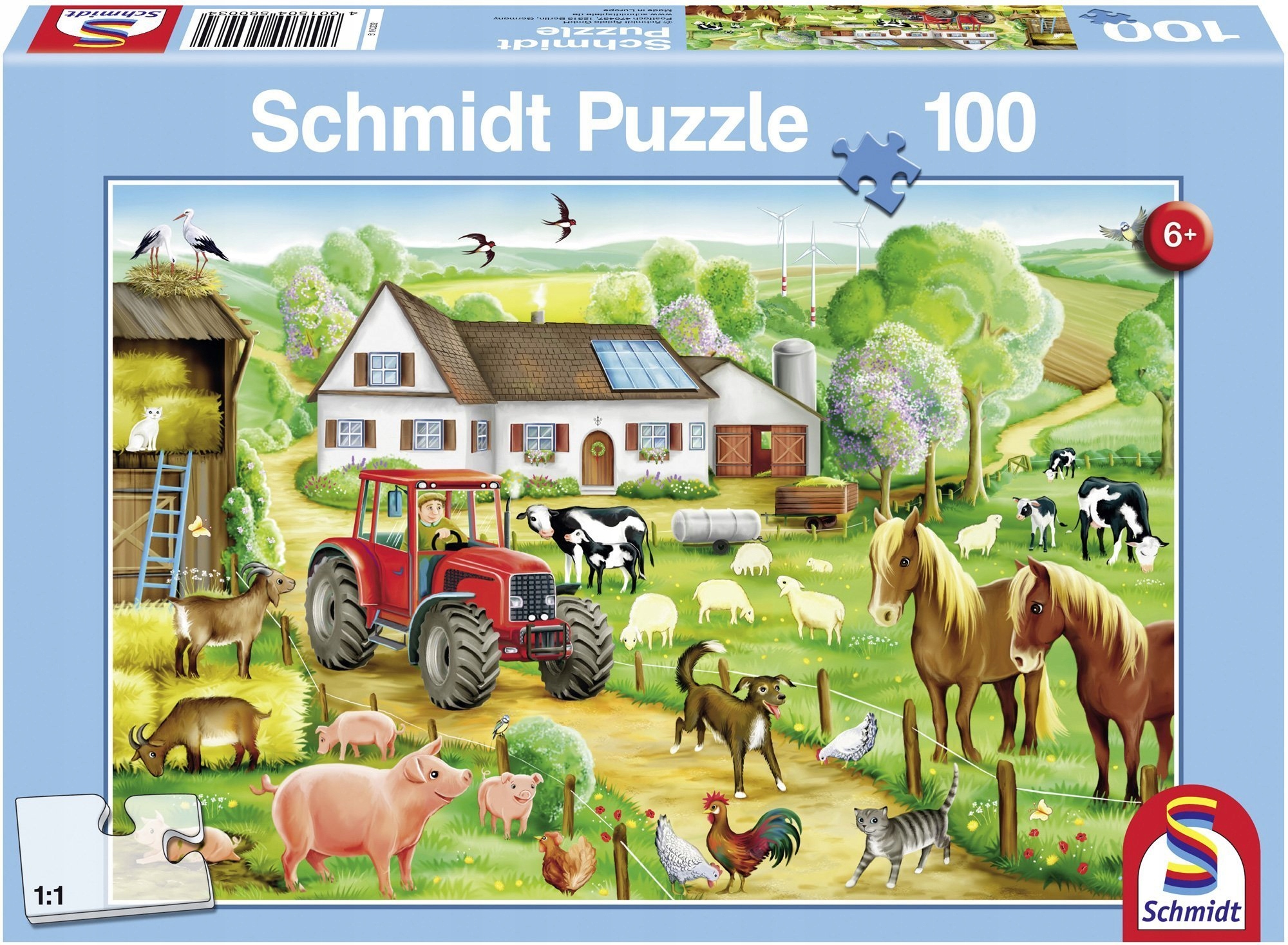 

Schmidt Puzzle 100 el Wesołe gospodarstwo