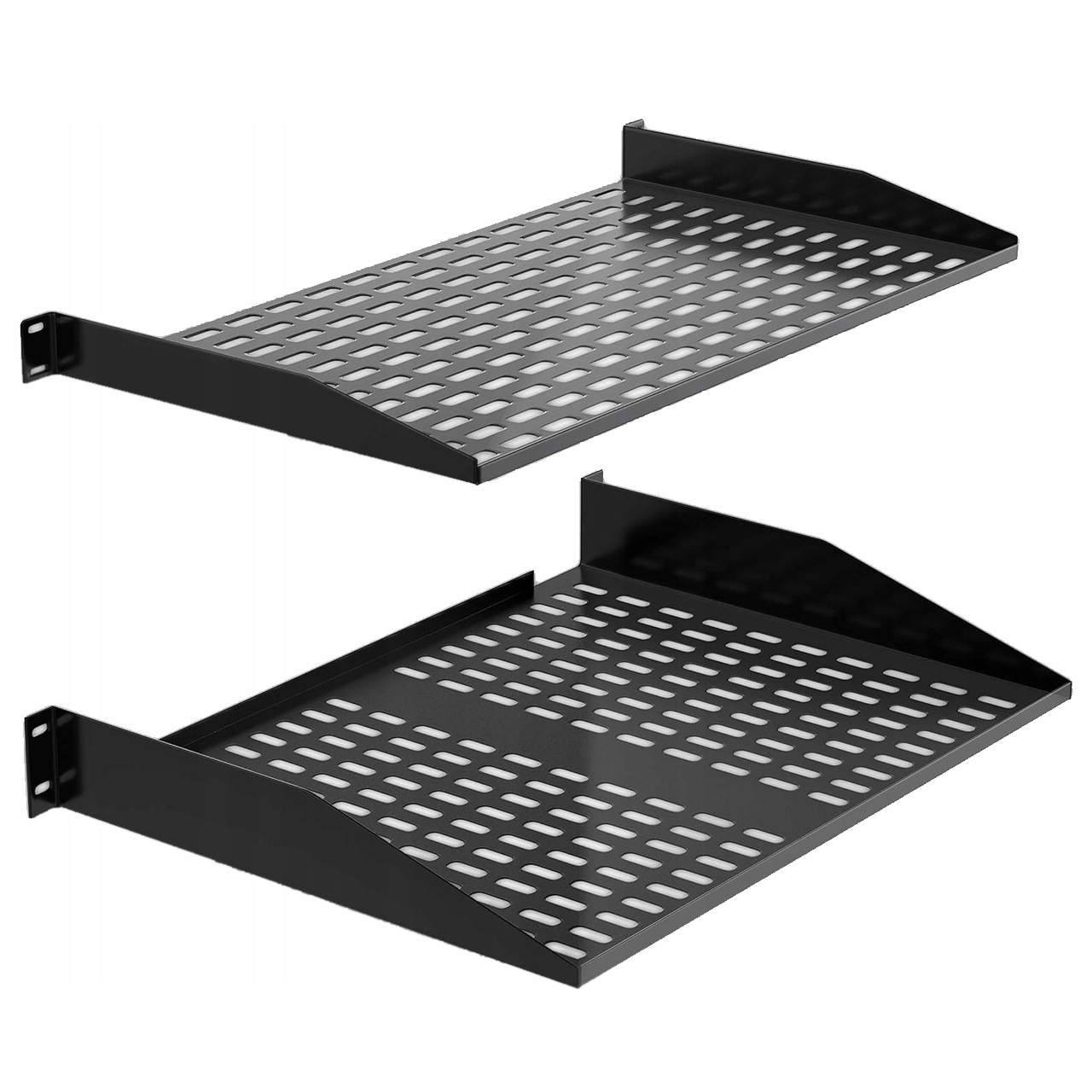 Półka Rack 19 Serwerowa Do Szaf 1U+2U Wentylacja Uniwersalna Mocna Pyle