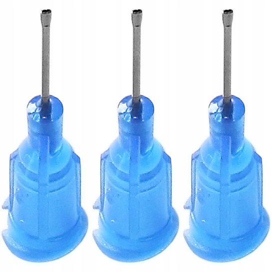 3x IGŁA DOZOWNICZA ZACIŚNIĘTA PŁYNY 22G 0,41mm