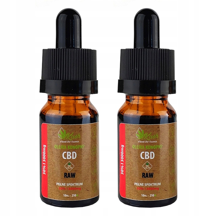 

Olejek Konopny Kush Cbd Raw 30% 6000 mg 2x 10ml