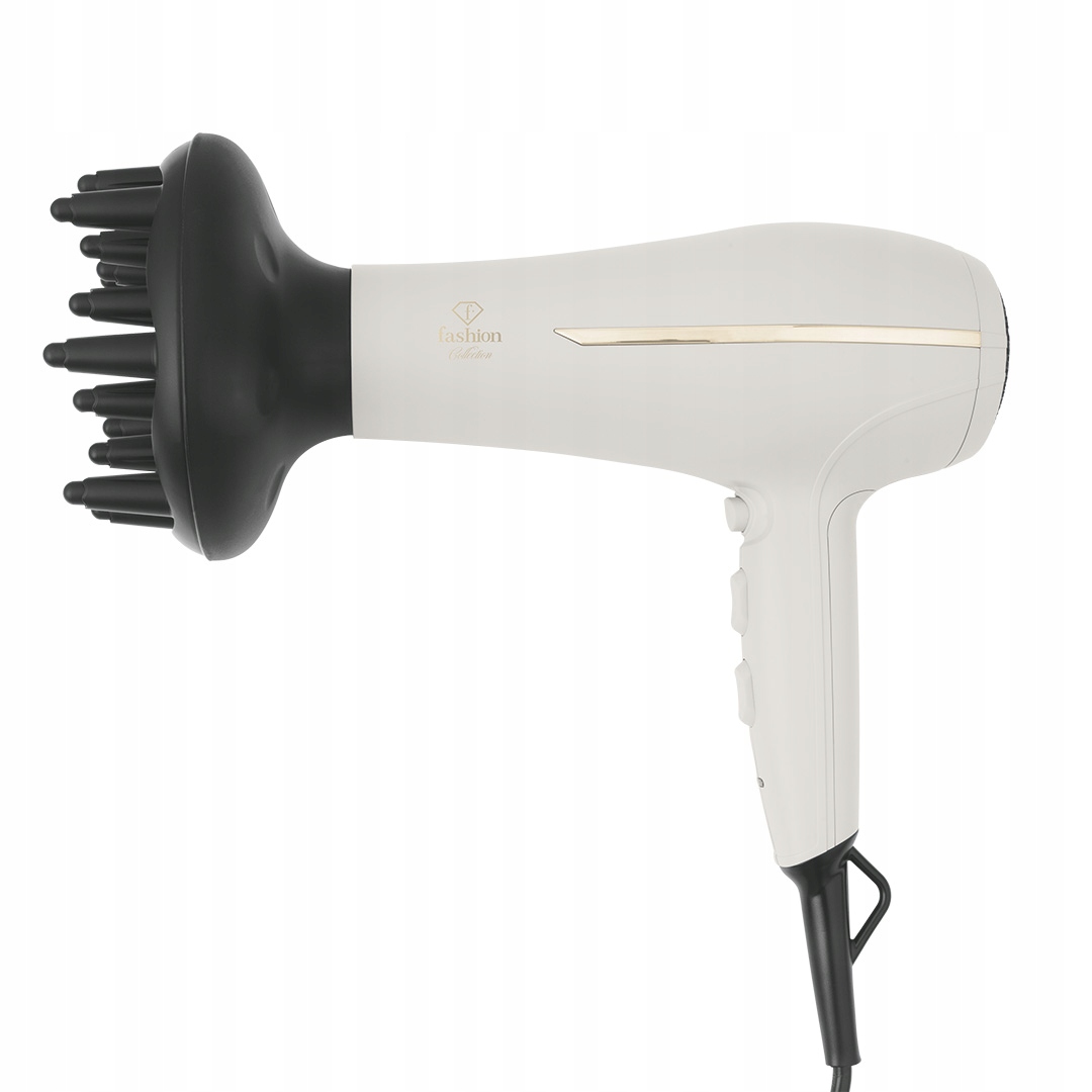 Vysoušeč vlasů Fashion Tv FTV-0145 Matte Cream zlatý