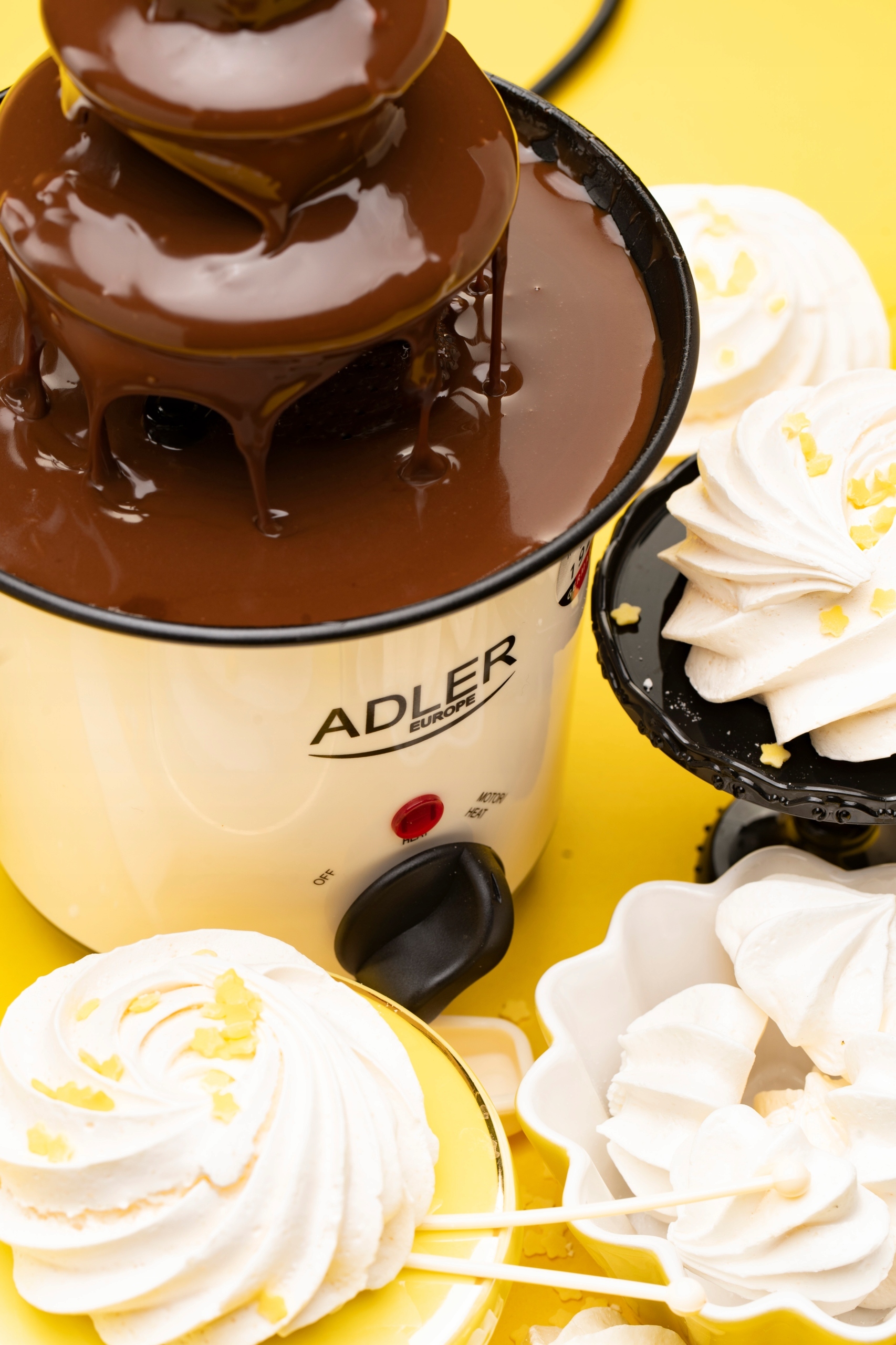 Fontanna do Czekolady AD 4487 200ml z Łyżką i Patyczkami Adler