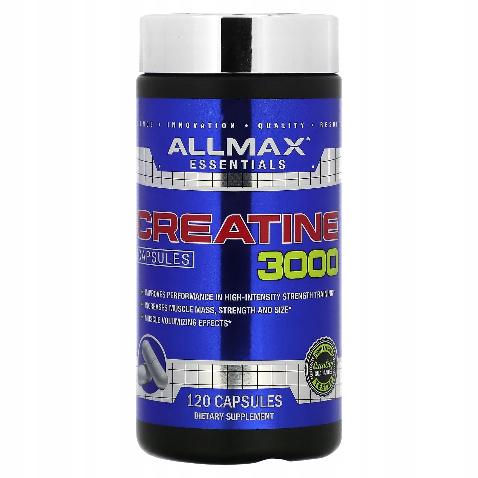 Allmax, Creatine 3000, 120 kapslí