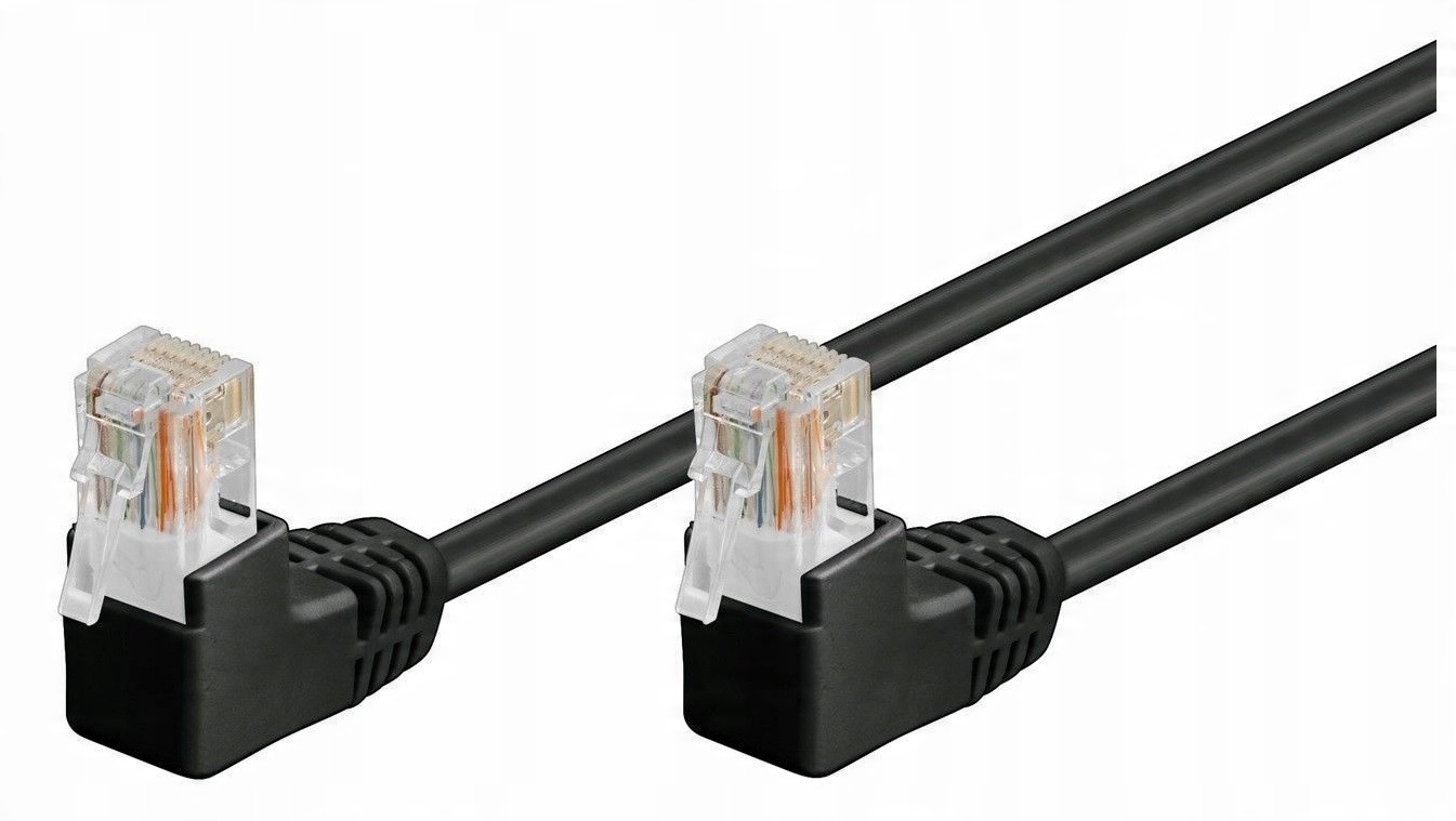 

Kabel sieciowy Lan Utp Kat.5e Kątowy skrętka 0.25m