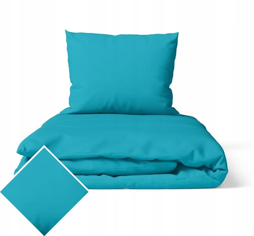 Sada Povlečení 160x200 2x70x80, 100% Bavlna, 140 g/m2, barva: Petrol