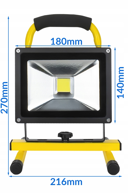 NAŚWIETLACZ AKUMULATOROWY LED HALOGEN BUDOWLANY SIECIOWO-AKUMULATOROWY IP65 Kod producenta NaswietlAku20W[1]