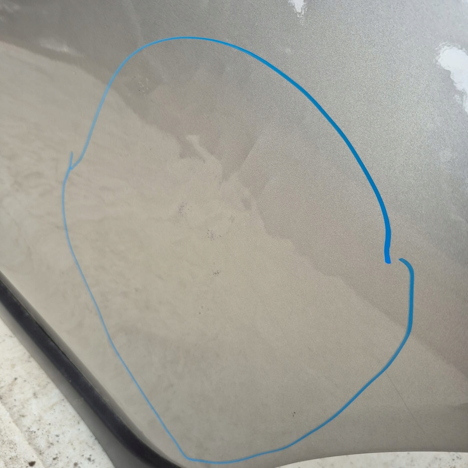 SUBARU OUTBACK V 5 14-19 door rear part rear. left