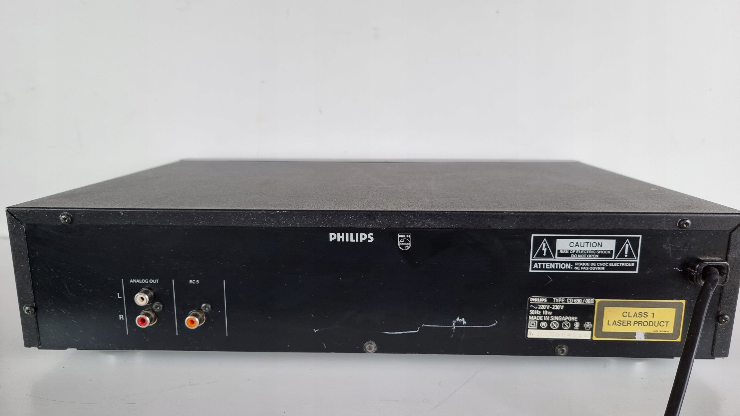 Cd player Philips CD 690 odtwarzacz kompaktowy Możliwość nagrywania nie