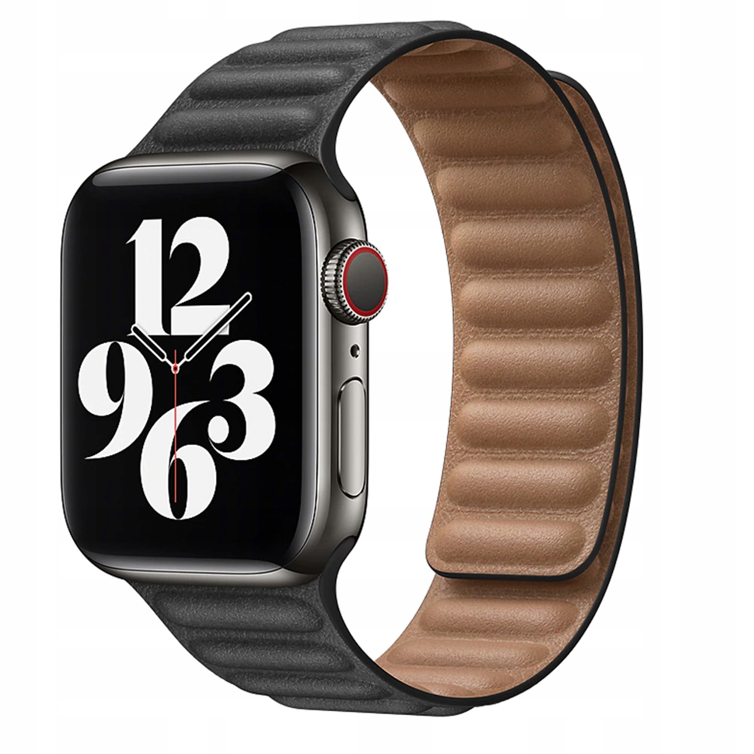 

Pasek ze skóry opaska skórzana do Apple Watch 7 45