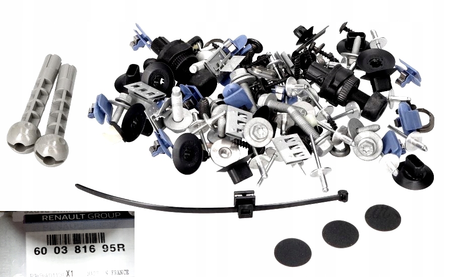 600381695R - Набор зажимов крышки багажника RENAULT CLIO V OE