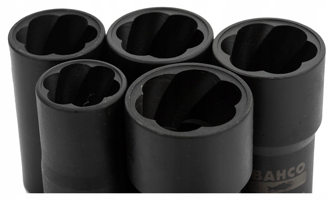 Nasadki do OBROBIONYCH srub ZESTAW 5 nasadek BAHCO EAN 7314150240043