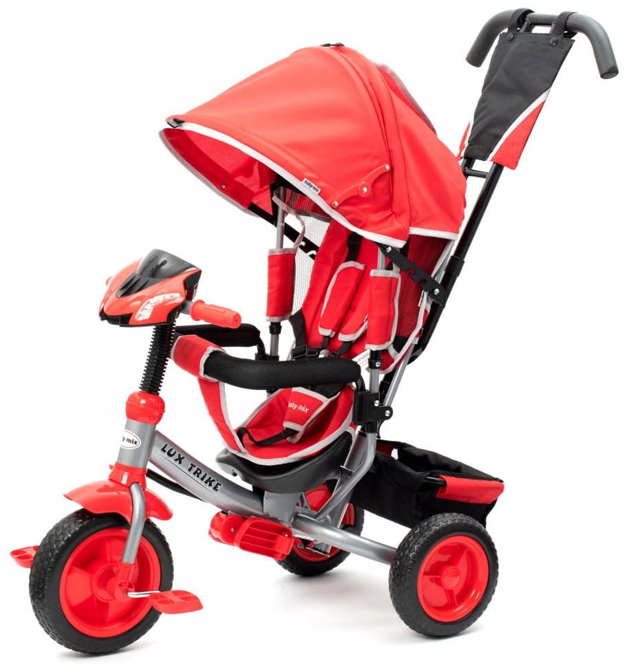Babymix Lux Trike rowerek trójkołowy z klaksonem pchacz