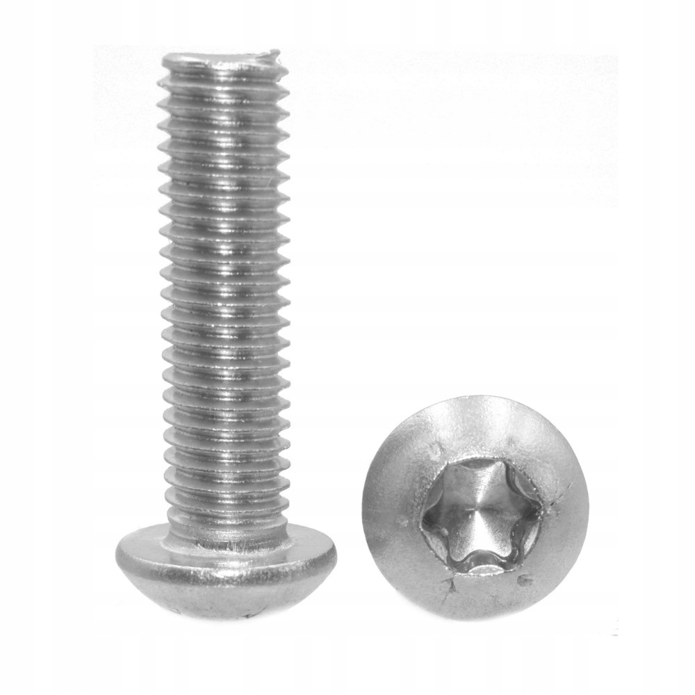 

M4x12 Śruba Kulista Na Torx 7380TX Nierdzewna (10)