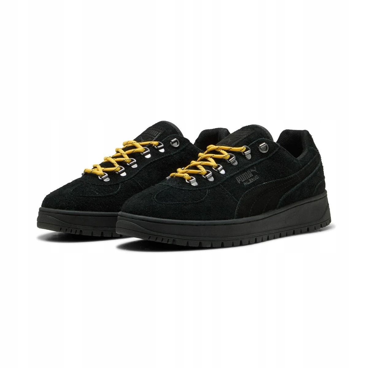 Pánské semišové boty Puma Palermo Alpino Fuzzy 40369901 kožené černé 46