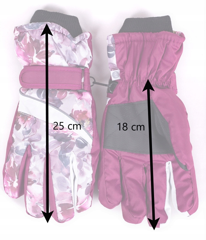 RĘKAWICZKI DZIEWCZĘCE PIĘCIOPALCZASTE 18CM Marka YOCLUB