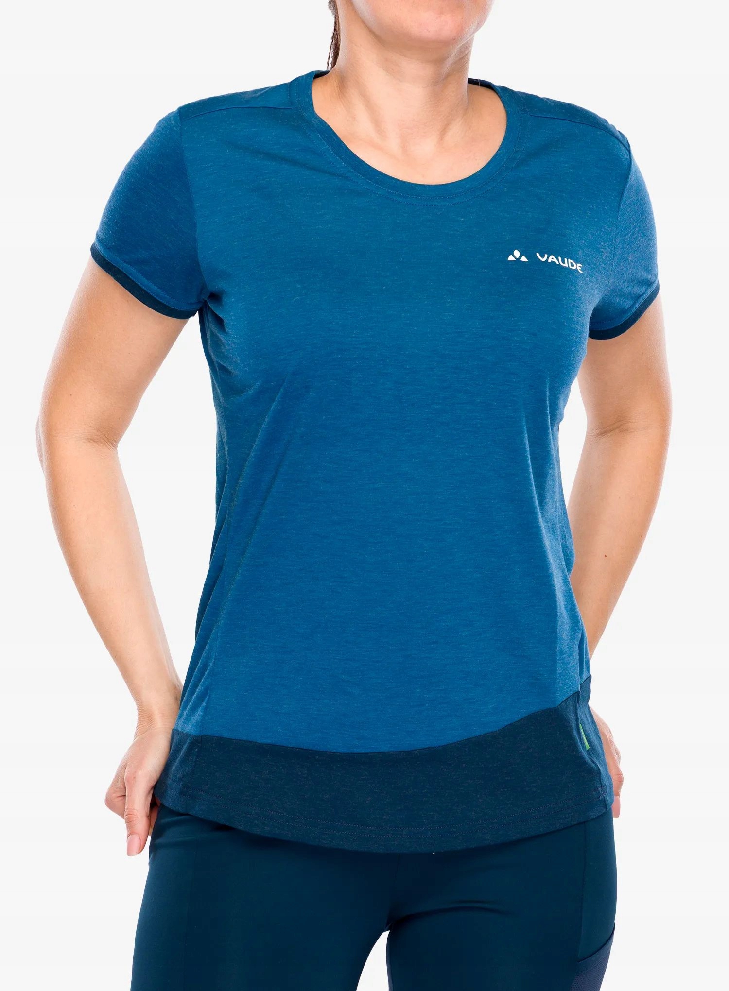 Dámské rychleschnoucí tričko Vaude Sveit Shirt shore blue S