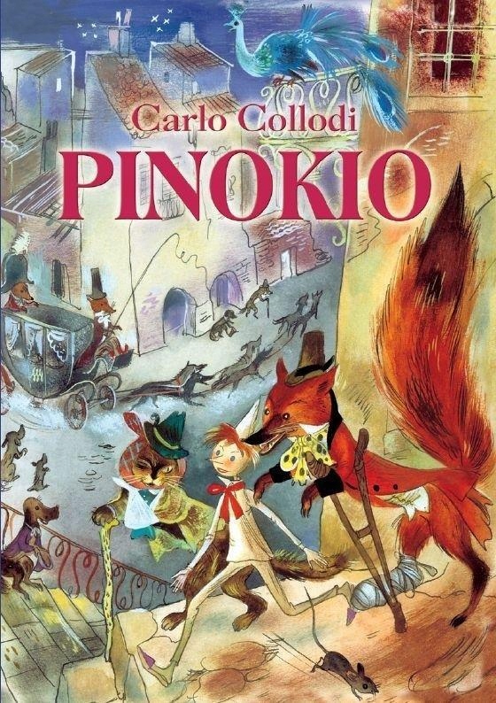 Kniha pro 4leté dítě Knížka pro nejmenší děti Pinokio v.2023
