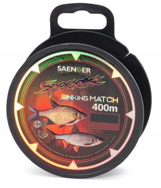 Żyłka Saenger Specialist Sinking Match 0,18mm 400m Średnica (mm): 0.18