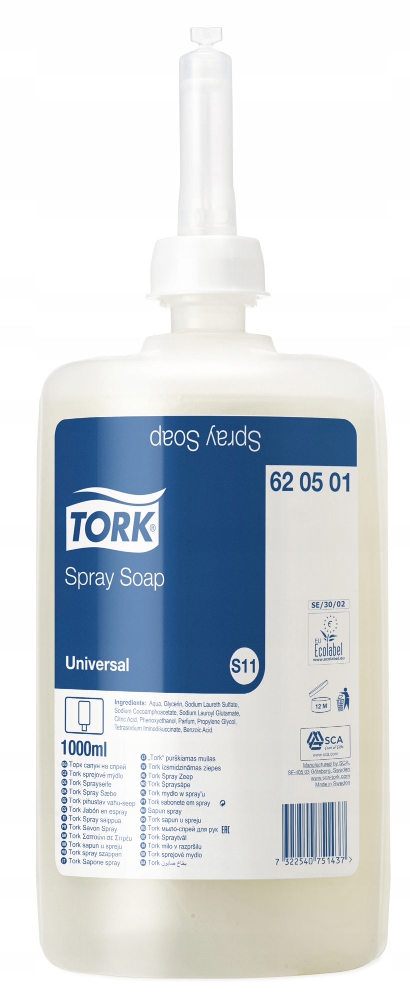 

Mydło S11 Tork 620501 Perfumowane Spray 1L 1/6
