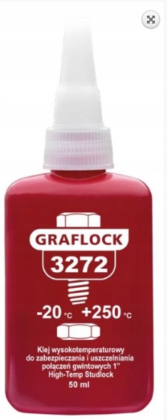 

Grafen Klej do gwintów czerwony Graflock 50ML