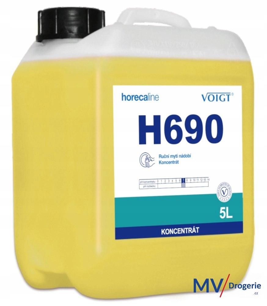 Levně Přípravek na ruční mytí nádobí H690, 5 l