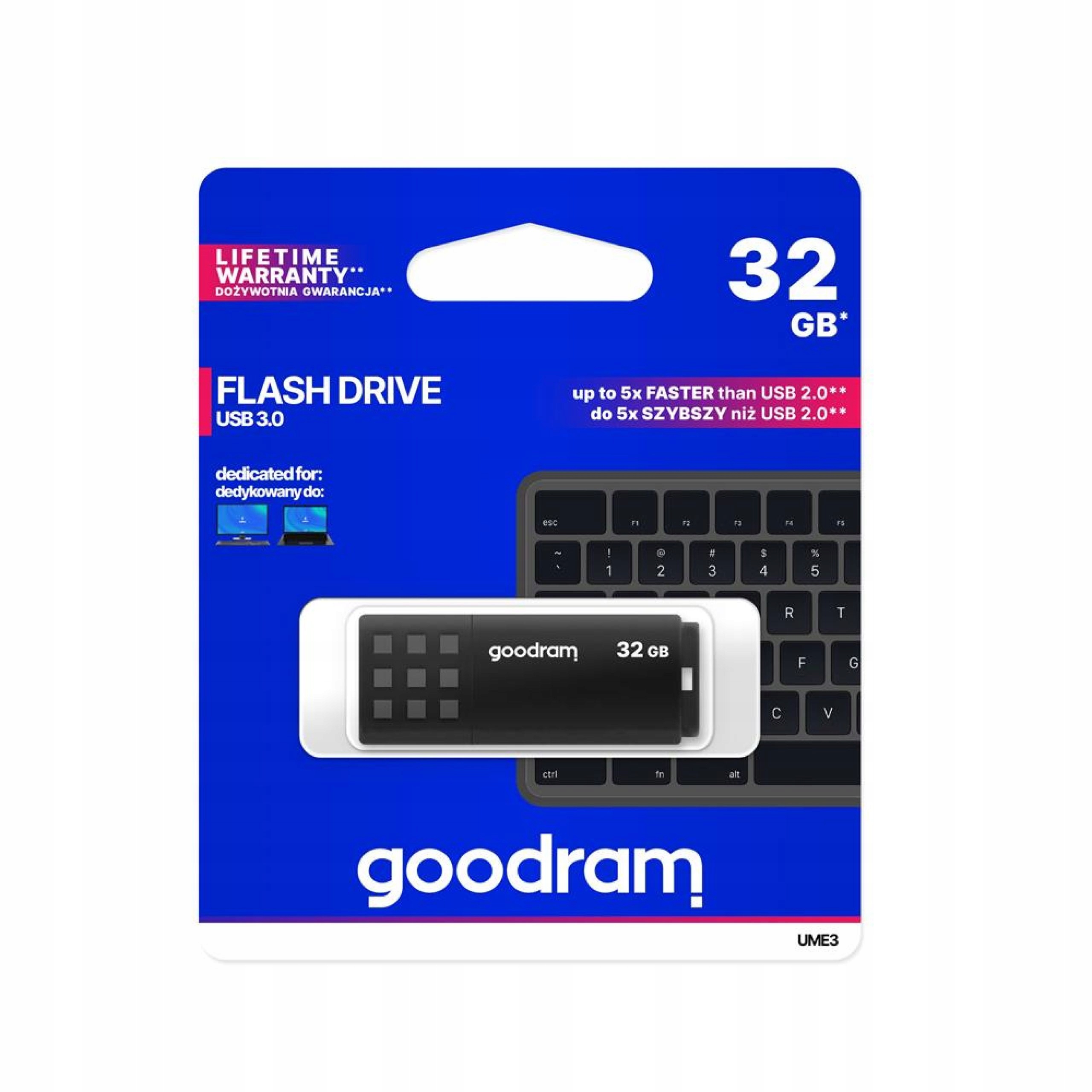 Pendrive Goodram Usb Ume 3 3.0 32GB fekete