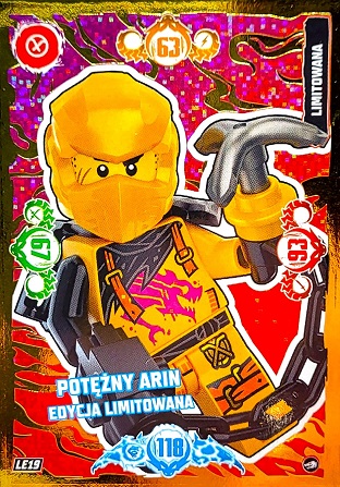 Lego Ninjago Karta Limitowana Seria 10 LE19
