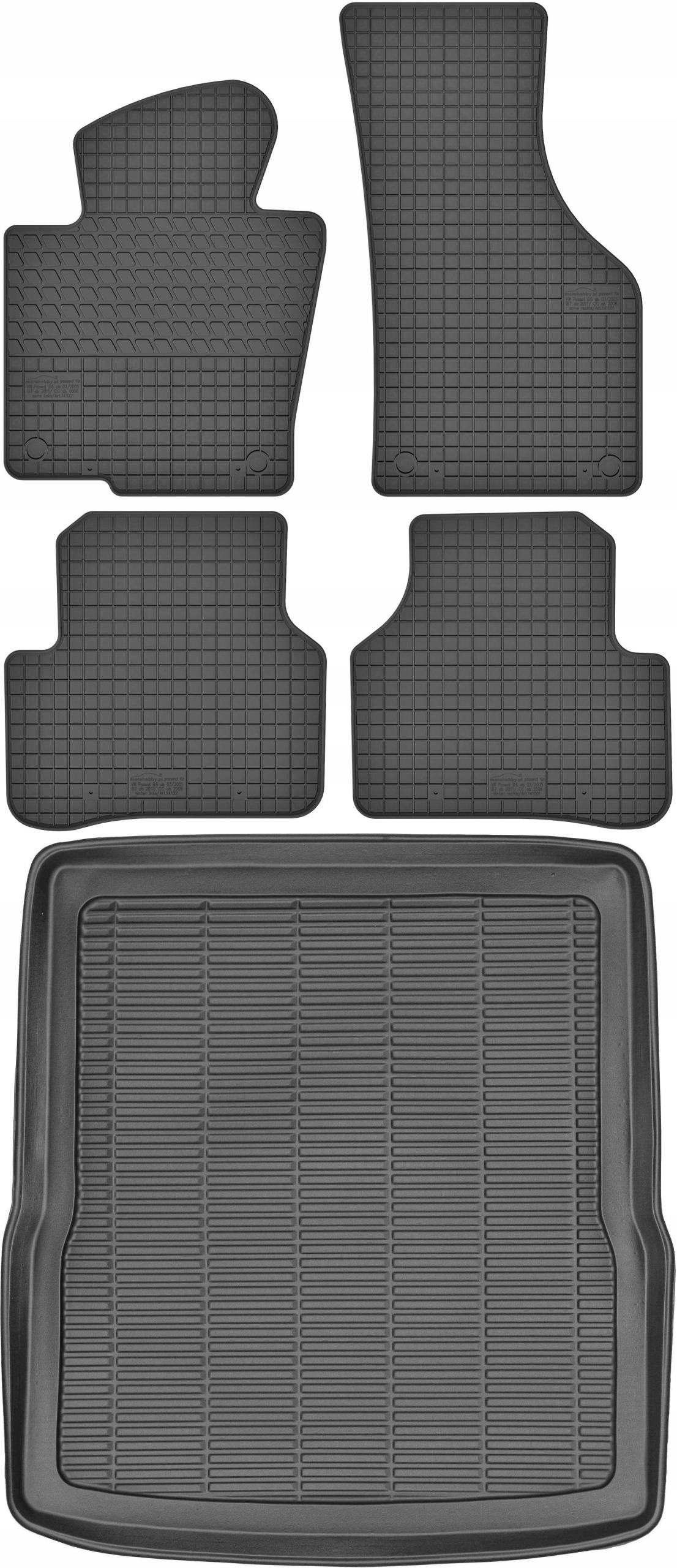 Volkswagen Passat B6 Kombi od roku 2005-2010 Set Koberce batožinový priestor