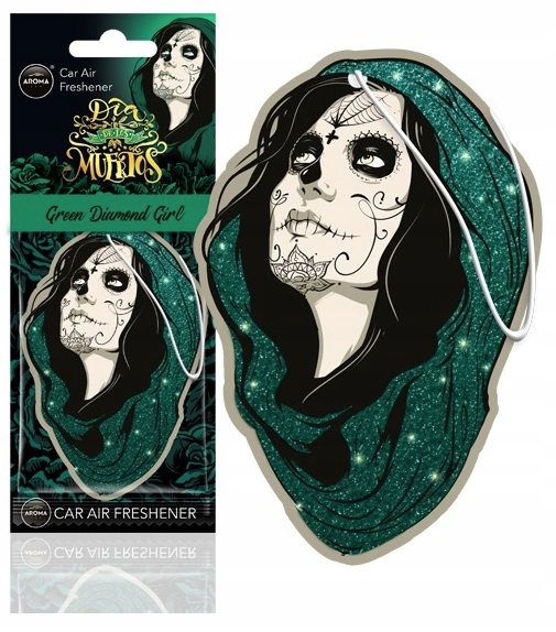 

Zapach do auta Muertos Green Diamond Girl Grażyna