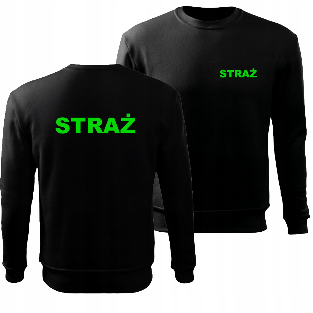 

Męska Bluza z nadrukiem Straż, Bluza Straż.