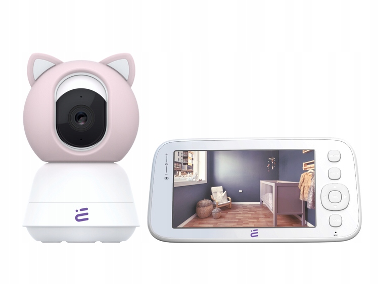 Elektronická chůvička Ip WiFi kamera Tuya Baby Guard s displejem Encore View