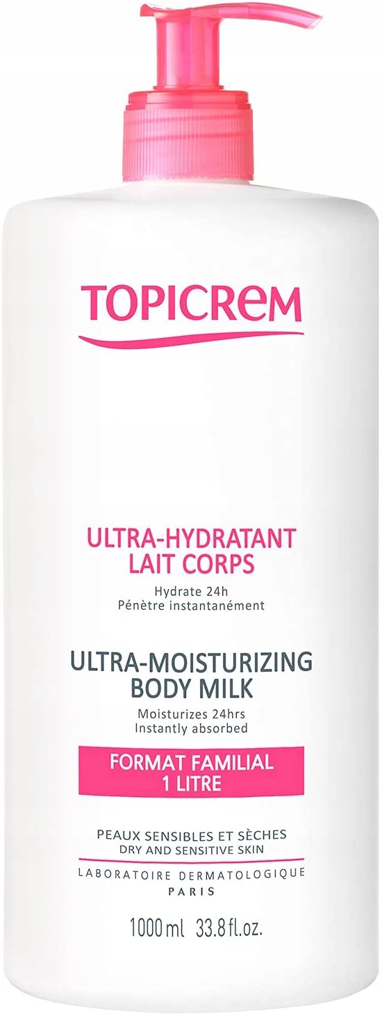Mleczko do Ciała Topicrem Uh Nawilżający 1 L