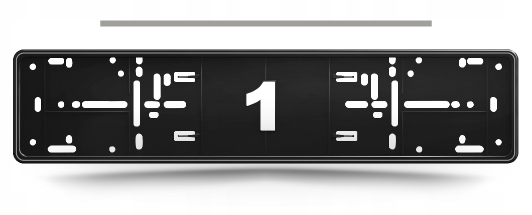 Audi 2 ramki ramka tablicy rejestracyjnej