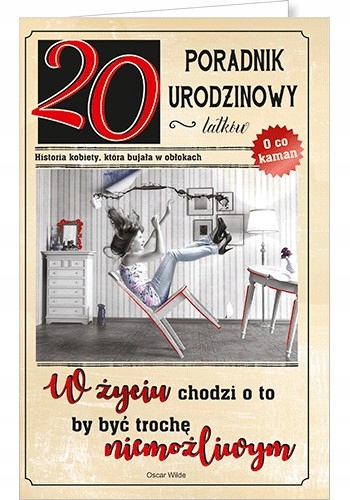 

Kartka na 20 urodziny dziewczyny zabawna humor U53