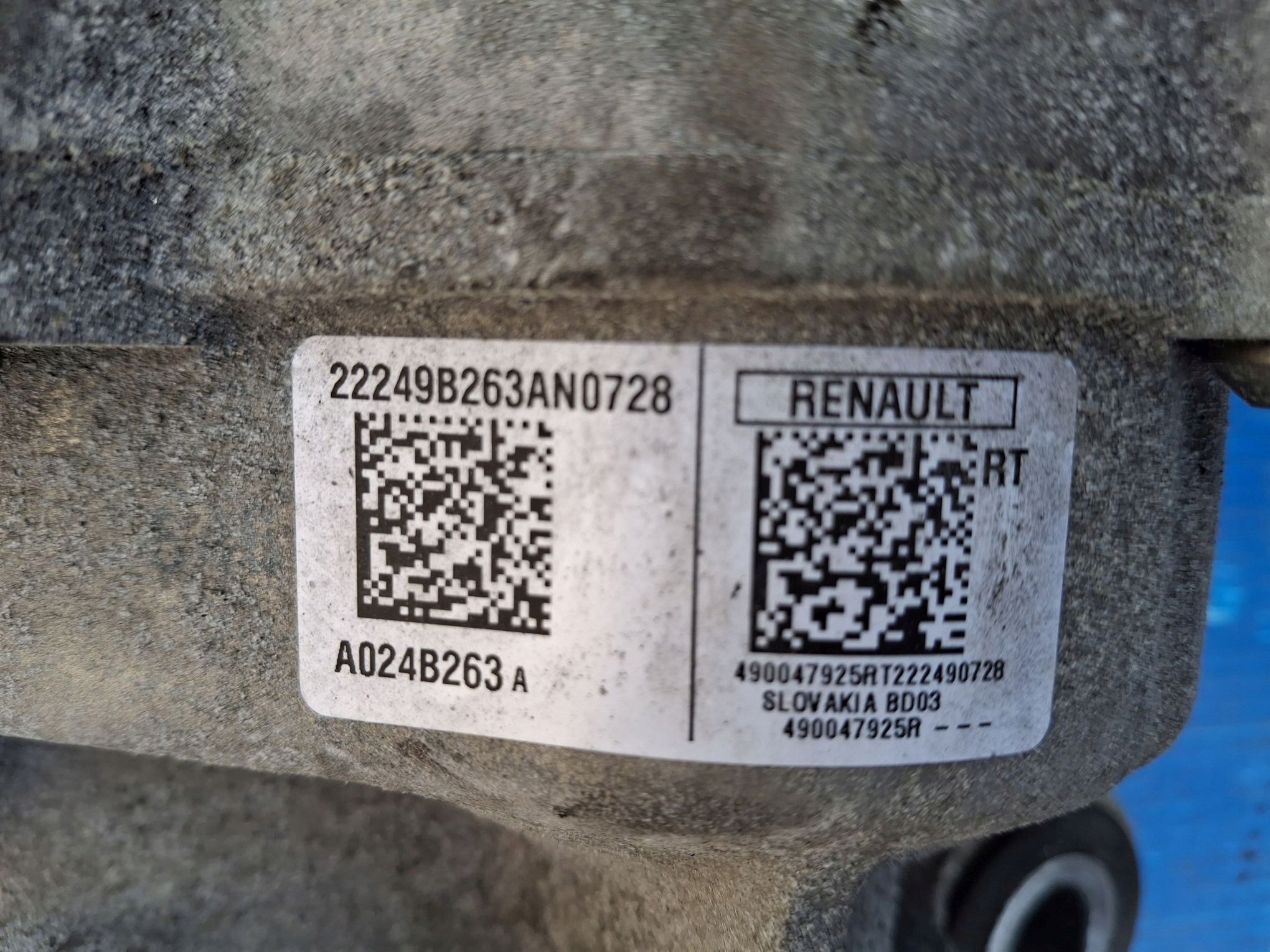 servo control RENAULT KANGOO IV 2021R->