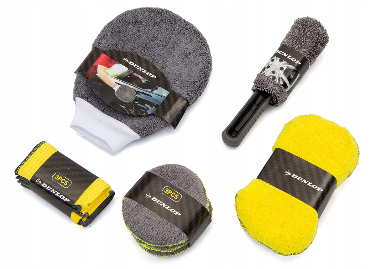 

Zestaw do Mycia Samochodu 9 elementów Dunlop