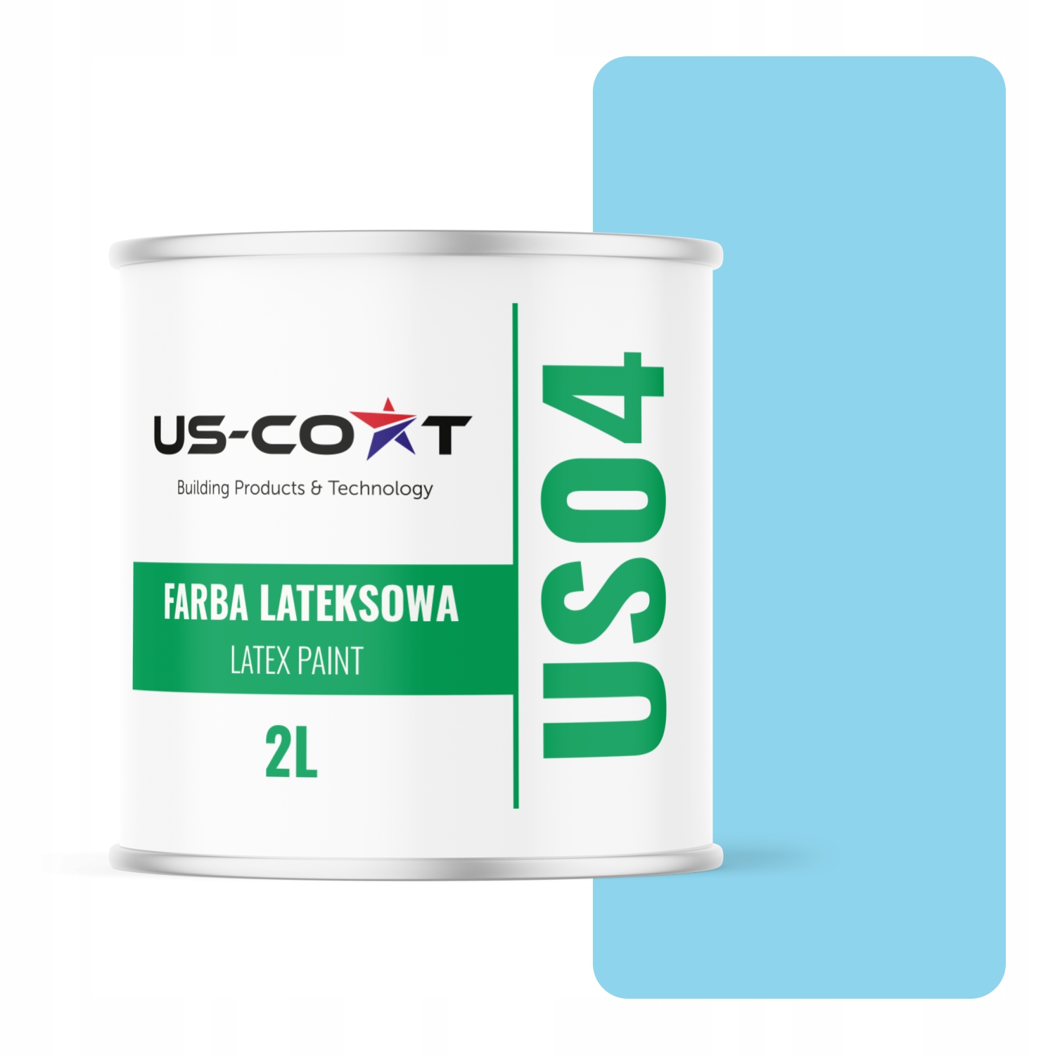 Barva Světle Modrá H0361 2L Matná Na Stropní Stěny