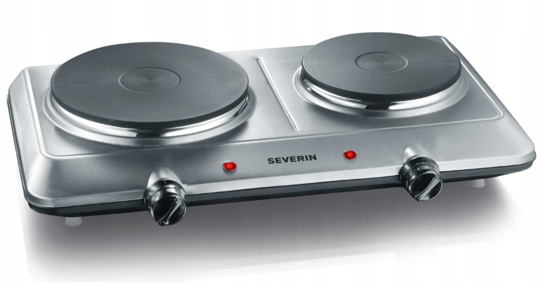 Severin Dwupalnikowa Kuchenka Nastawna Dk 1014 moc 2500W 18,5cm 15cm