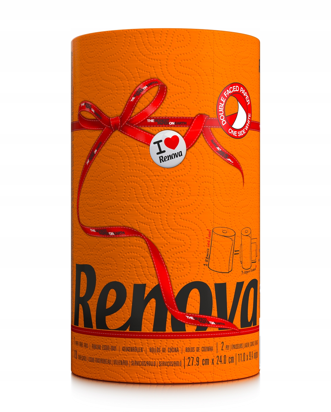 

Ręcznik kuchenny Renova Color and Design pomarańcz