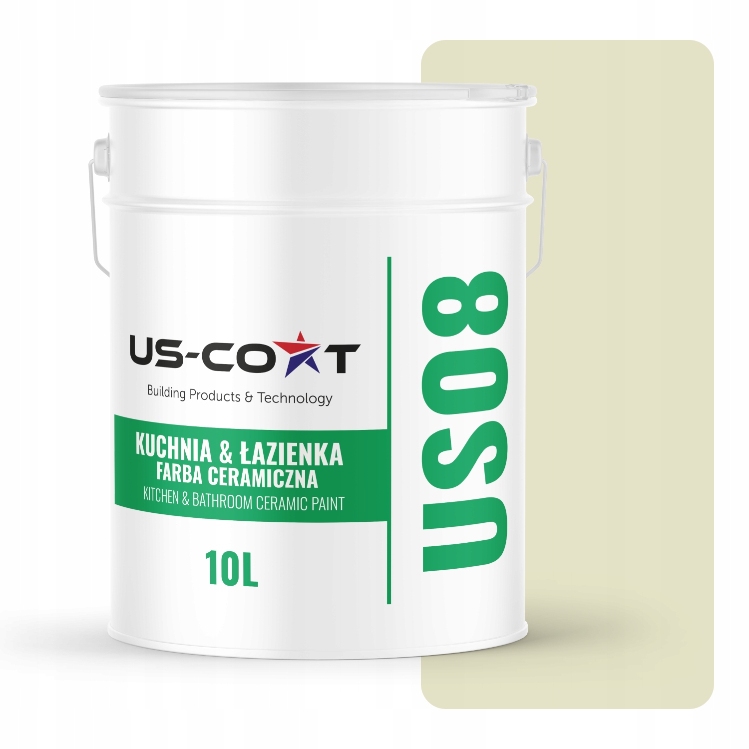 Keramická Farba Kuchyňa Kúpeľňa Biela Zlomená Hrášková H2476 10L Nástenná