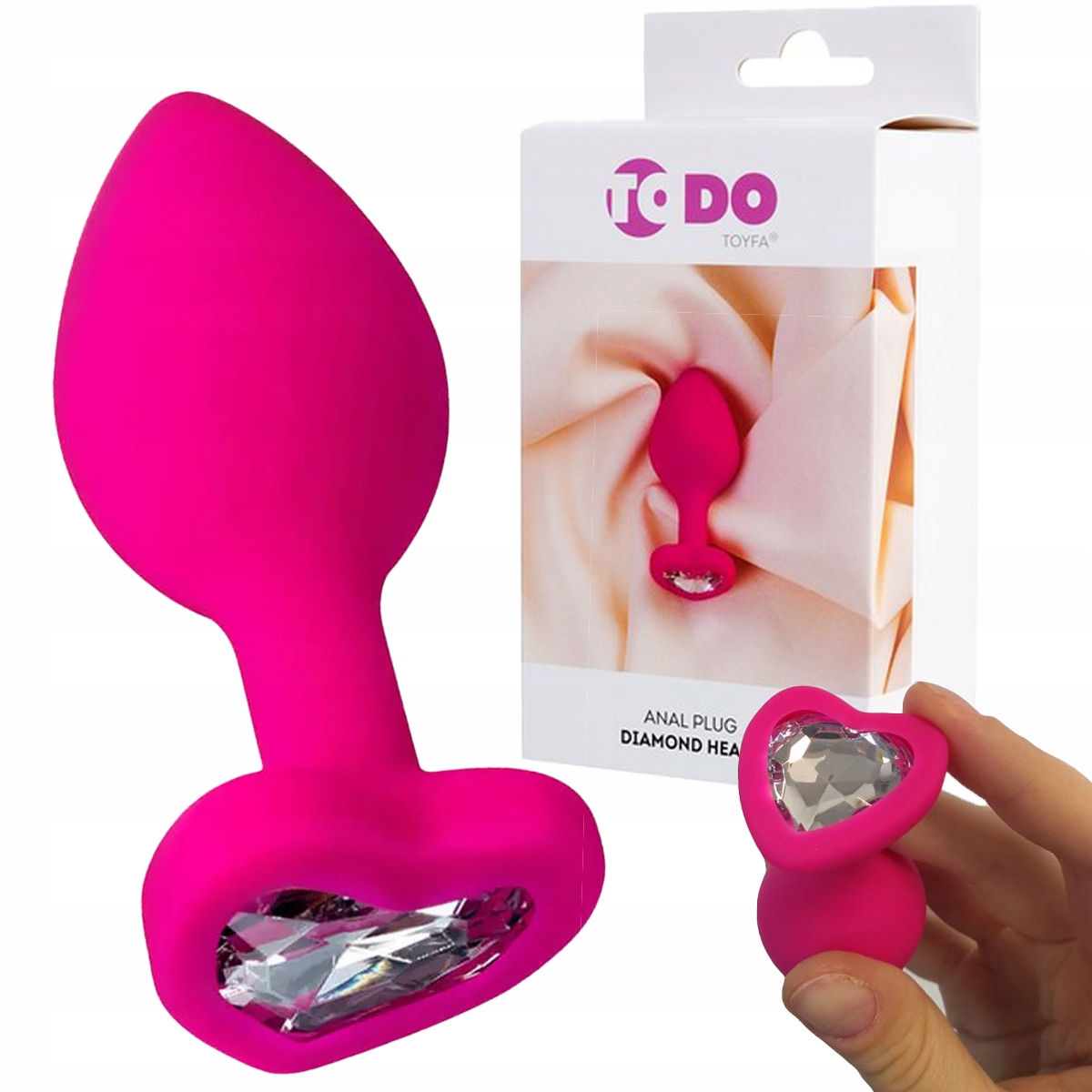 

Korek Analny silikonowy kryształ Zatyczka 8 CM