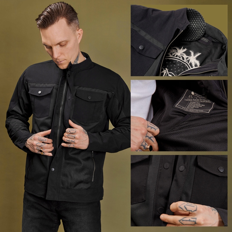 Kurtka Koszula Mesh Broger California Black 7XL Producent Broger