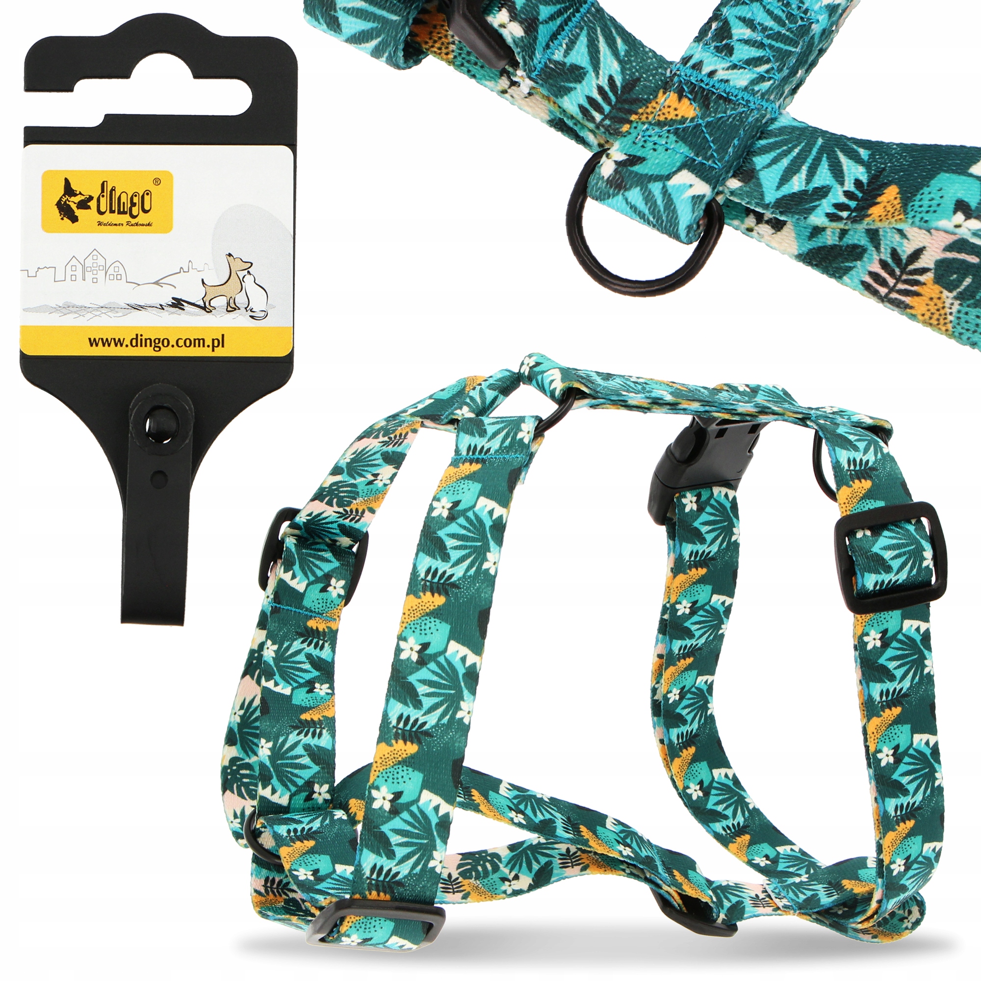 Levně Postroj Pro Psa 55-100 cm Guard Beztlakový Regulátor Květiny Silný Ovčáček B9