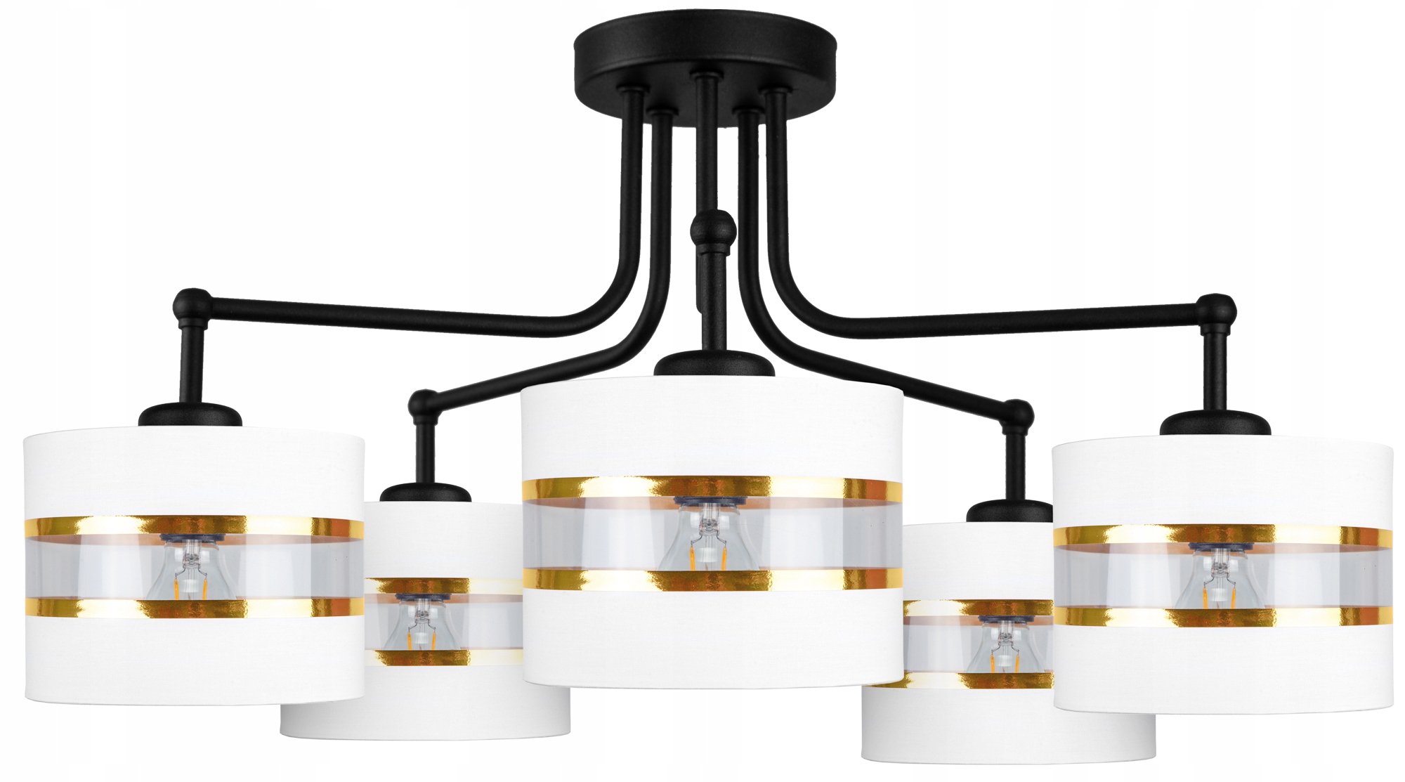 

Lampa Wisząca Zwis Sufitowa Żyrandol Abażur Led