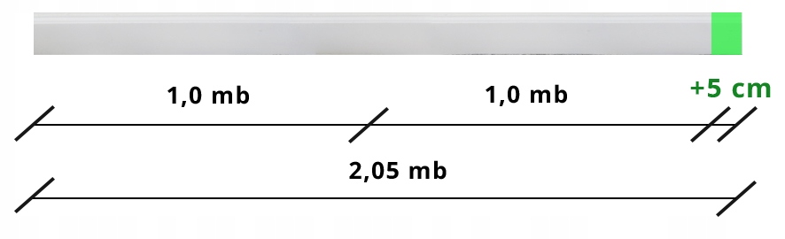LISTWA MDF R5 tunel na kabel wym. 16x80mm dł. 100cm biała Kod producenta INTER Profiles