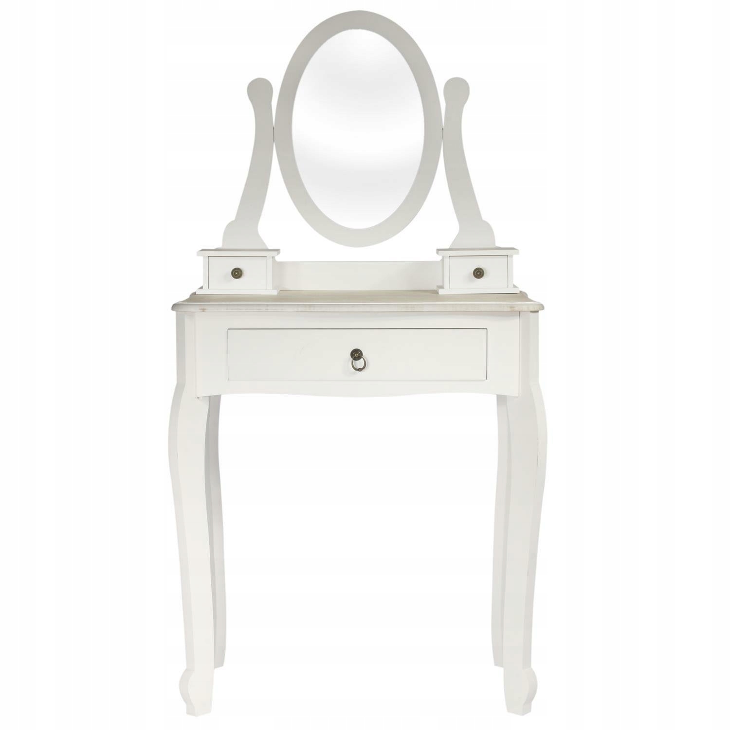 BIAŁA Toaletka biurko Z LUSTREM Victoria Ghost Materiał płyta MDF