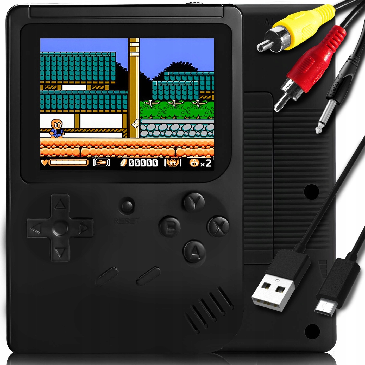 PRZENOŚNA MINI KONSOLA RETRO 400 GIER GAMEBOY GRA