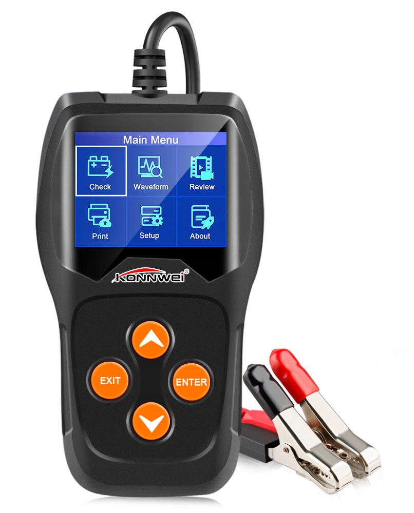 Tester akumulatorow Konnwei KW600 Rated voltage 12 V
