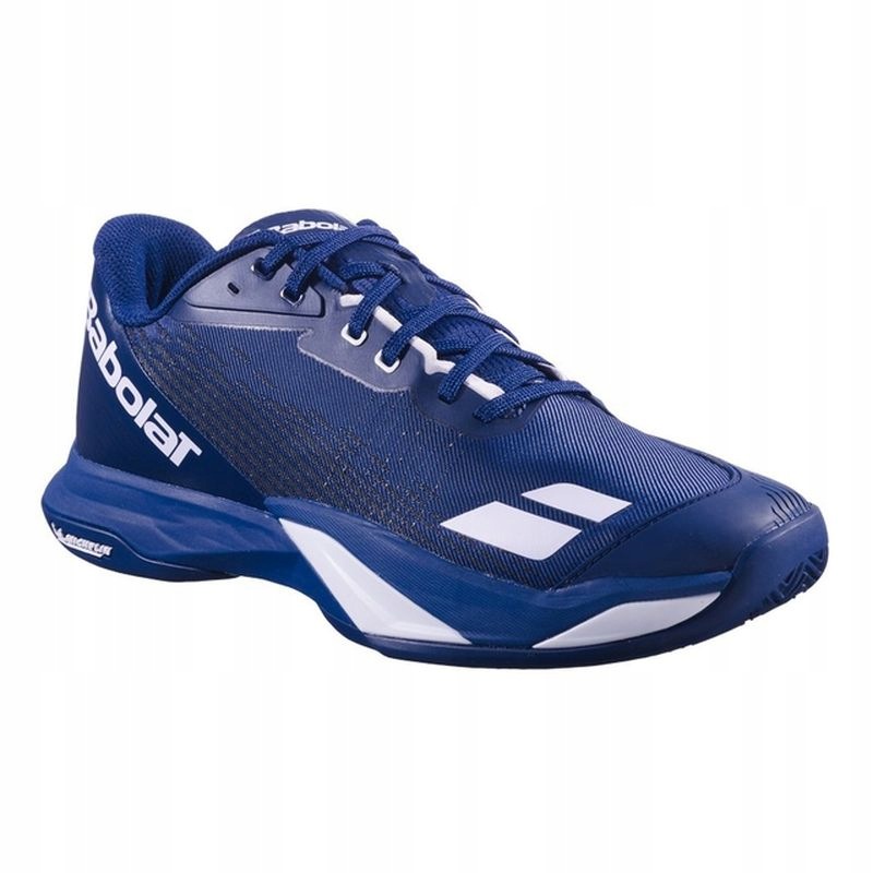 Pánská tenisová obuv Babolat Jet Mach 4 Clay Dark Blue/White 41